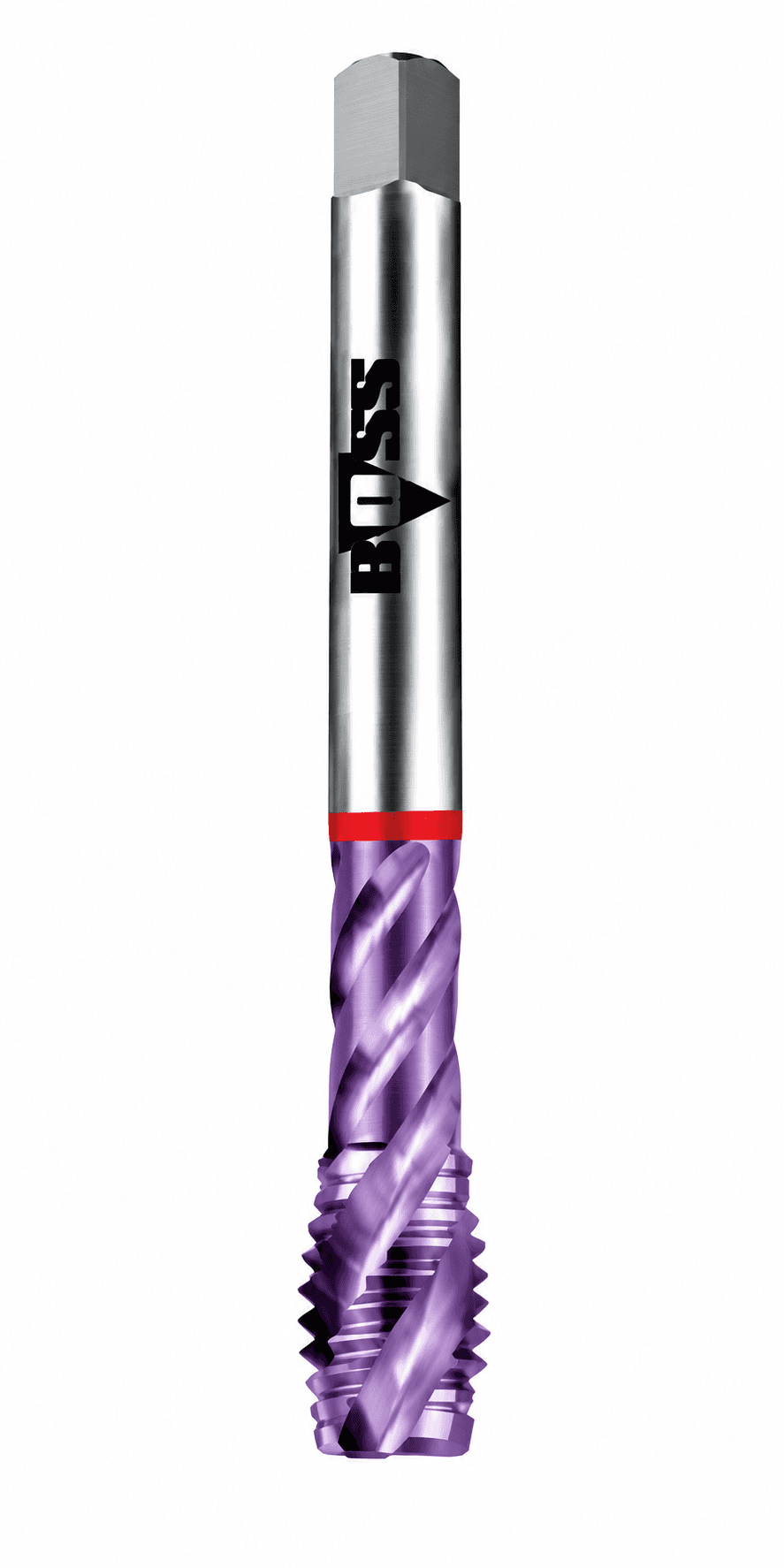 BOSS taps, designed for precision thread cutting in various materials. Please contact our technical team for advice on the suitable tap type.