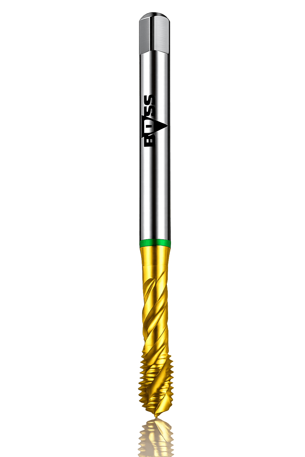 BOSS taps, designed for precision thread cutting in various materials. Please contact our technical team for advice on the suitable tap type.
