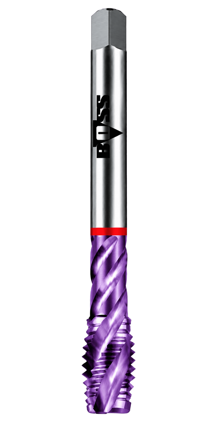 BOSS taps, designed for precision thread cutting in various materials. Please contact our technical team for advice on the suitable tap type.